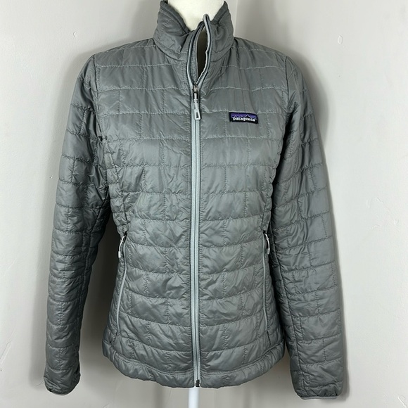 Patagonia Jackets & Blazers - Patagonia Gray Nano Puff Winter Puffer Zip-Up Jacket Small